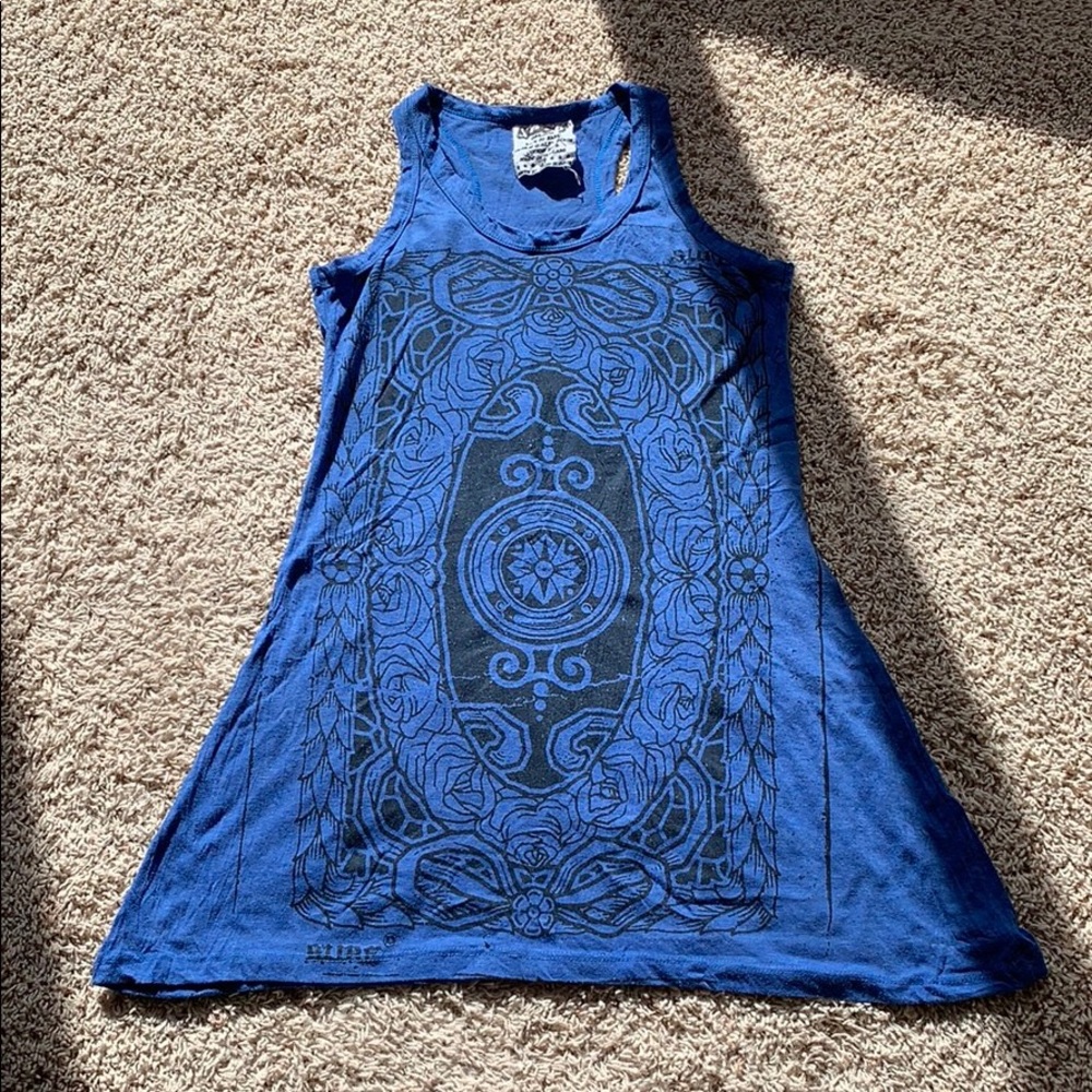 Blue Mini Dress